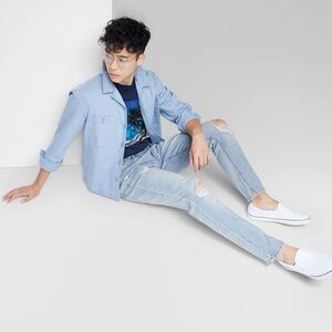 Men's Slim Fit Tapered Jeans - Original Use™ Light Wash 34x34